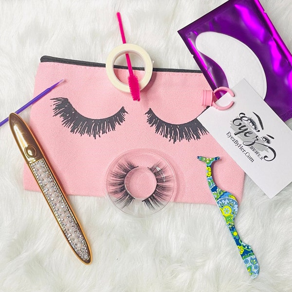 Pink Eyelash kits