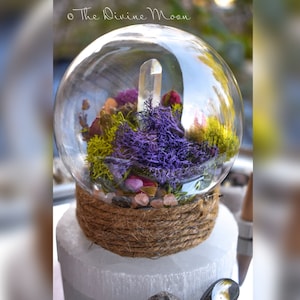 Crystal Witch Ball Globe - Witch ball - Home Blessing Ball - Home Protection Ball - Protection From Evil & Negativity - Warding - Spell Ball