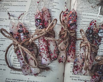 Ultimate Protection Mini Crystal Candles Set of 2 - Cleansing - Home Protection - Protection From Evil & Negativity - Warding - Spell Candle