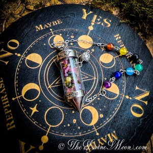 Crystal Charka Pendulum Dowsing  - Divine Connection Tools - Pendulum Tools - Psychic - Readings - Tarot
