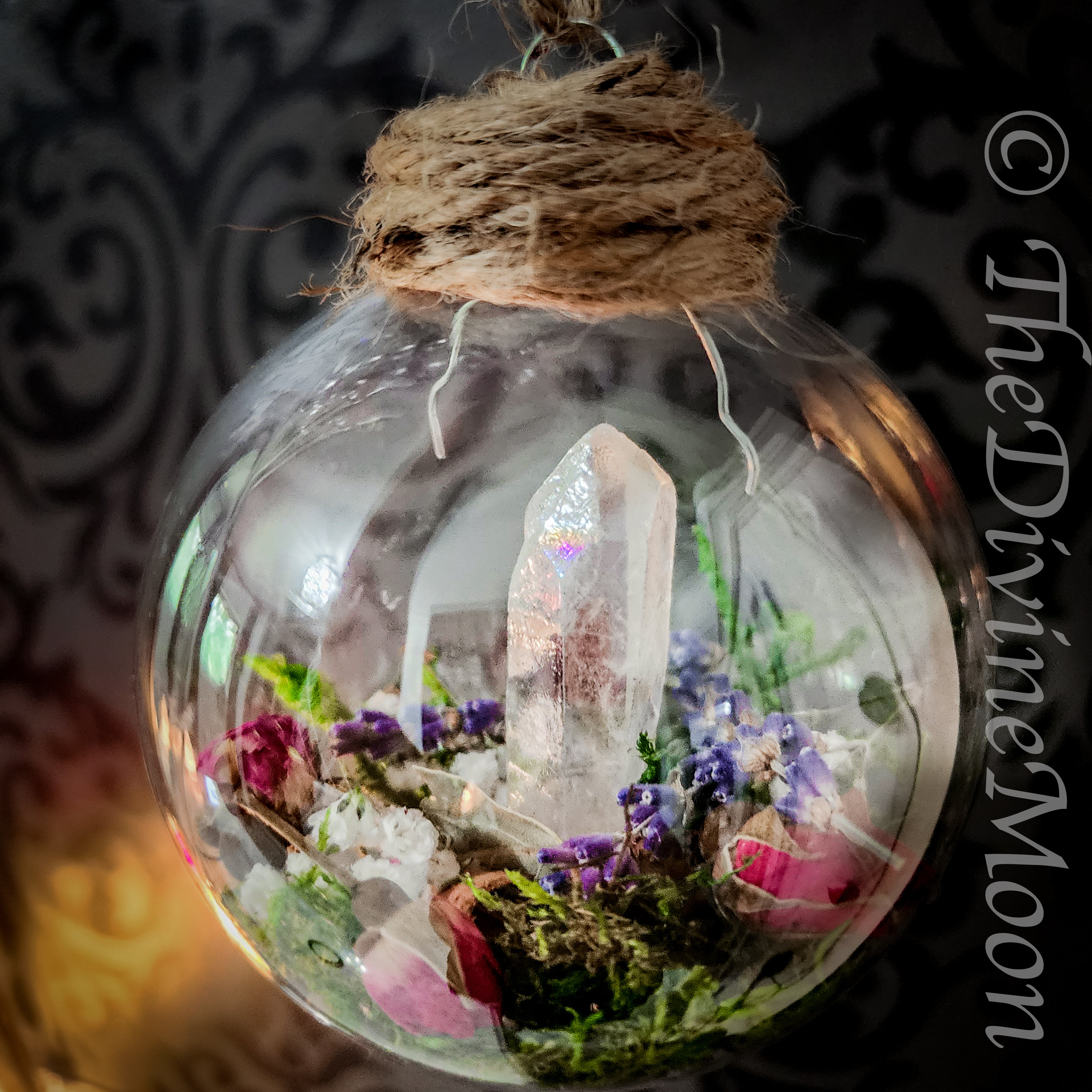 Crystal Witch Ball - Witch Ball - Home Blessing Ball - Home Protection ...