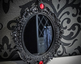 Antique Vintage Scrying Mirror - Fortune Telling - Psychic - Divination - Scrying Tool, Gift for Witch - Witchy Gift - Vintage Gift - Divine