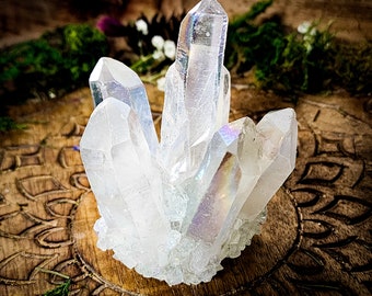 Large Quartz Crystal Cluster Flower - Top Quality Crystals - Brazilian Quartz - Aura Quartz