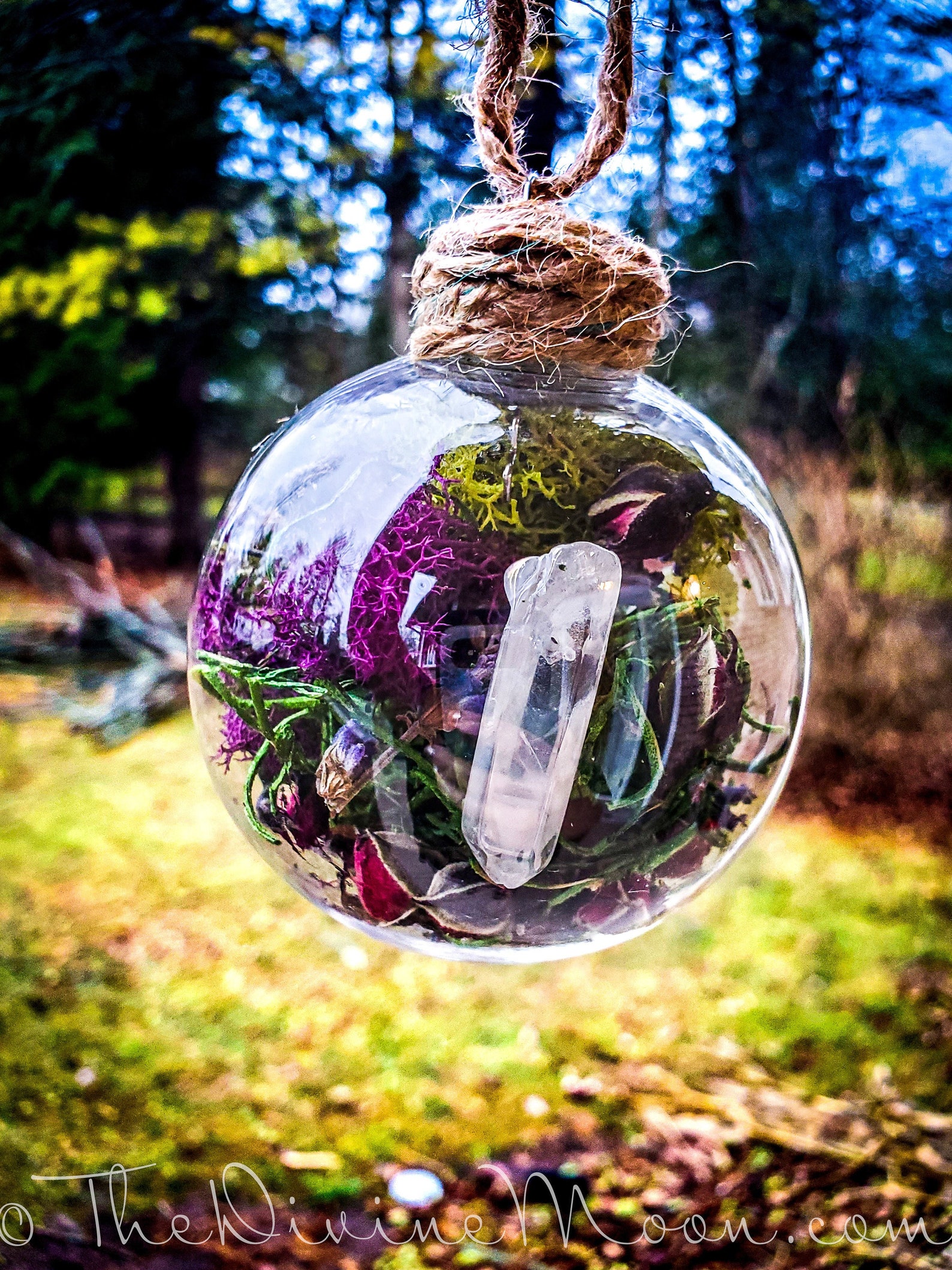 Crystal Witch Ball Witch Ball Home Blessing Ball Home Etsy