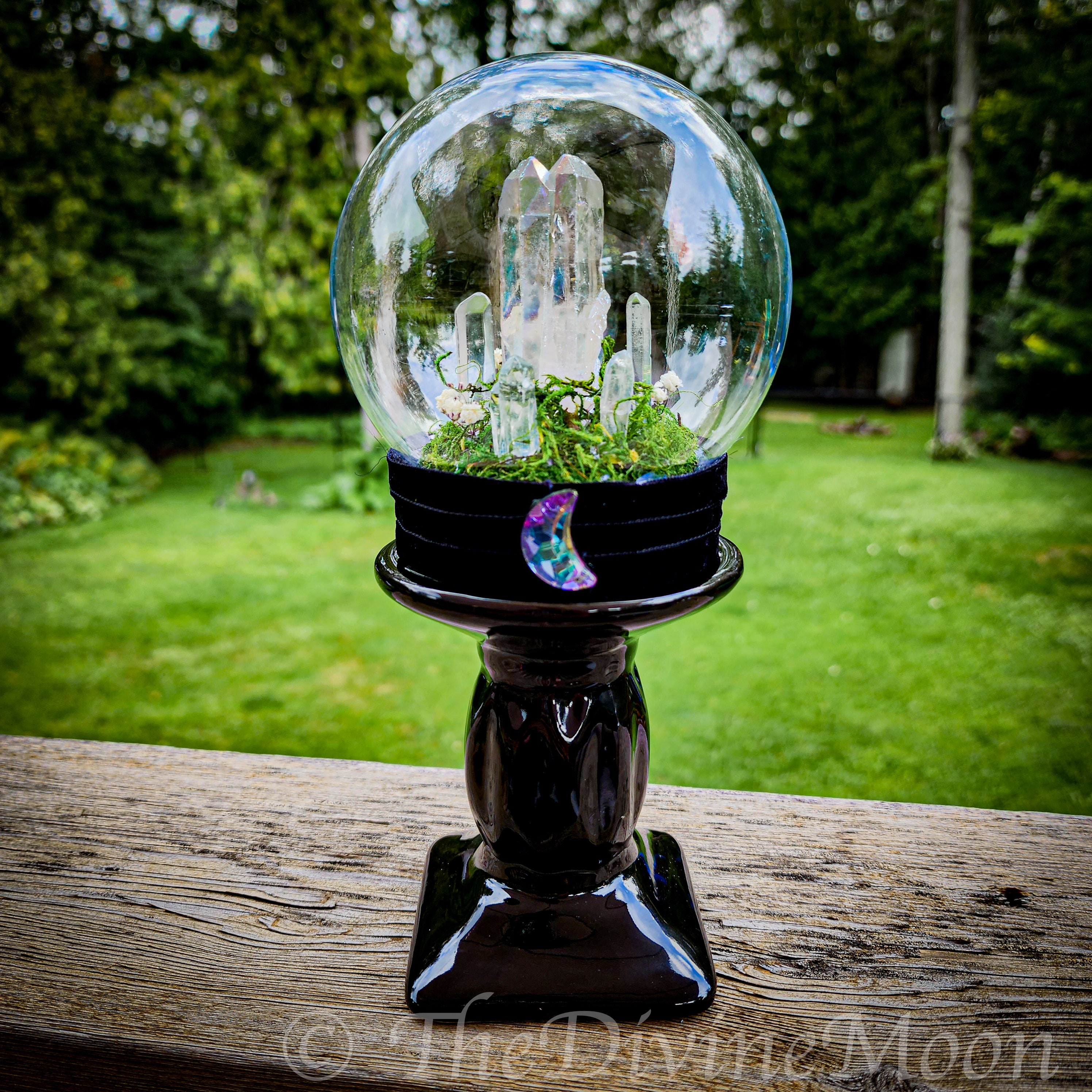 Crystal Witch Ball Globe - Witch ball - Home Blessing Ball - Home Protection Ball - Protection From Evil & Negativity - Warding - Spell