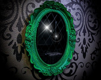 Antique Vintage Scrying Mirror - Fortune Telling - Psychic - Divination - Scrying Tool, Gift for Witch - Witchy Gift - Vintage Gift - Divine