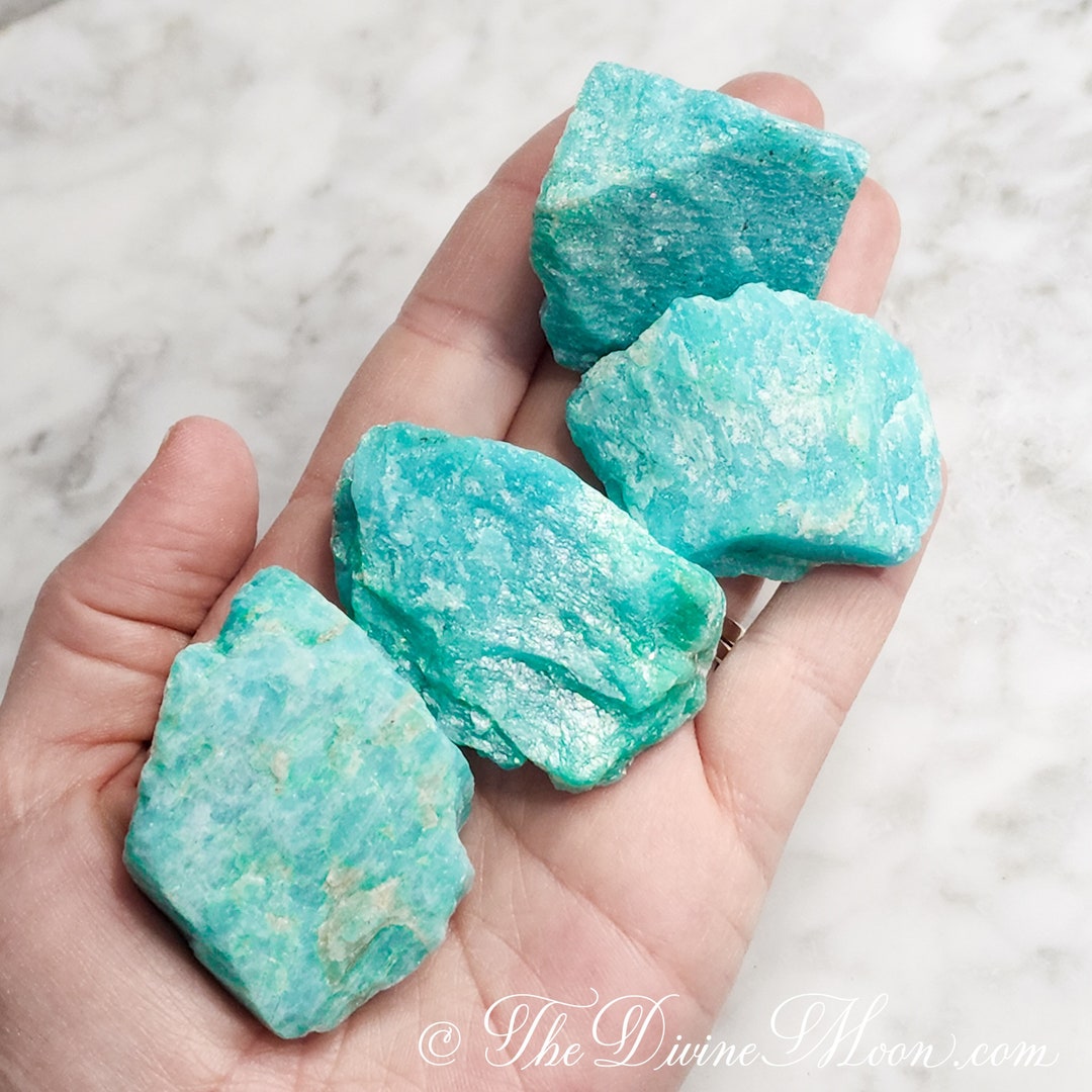 Amazonite Sky Blue Crystal Raw Stone Crystal Healing Beautiful Unique