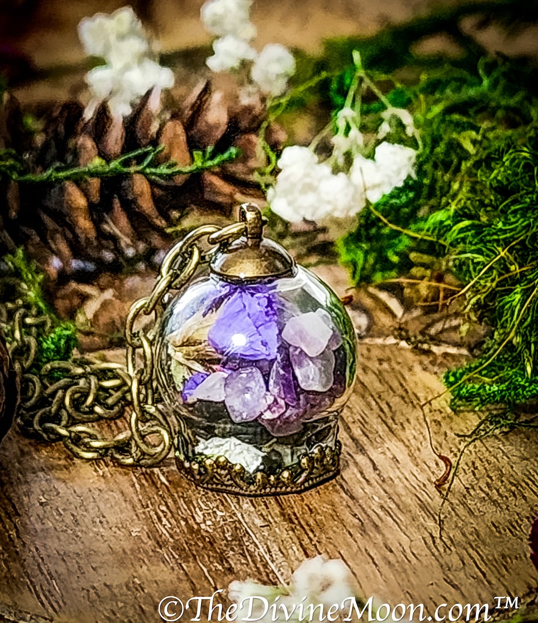 Witch Ball Necklace, Witchball, Love Blessing Ball, Self Protection ...