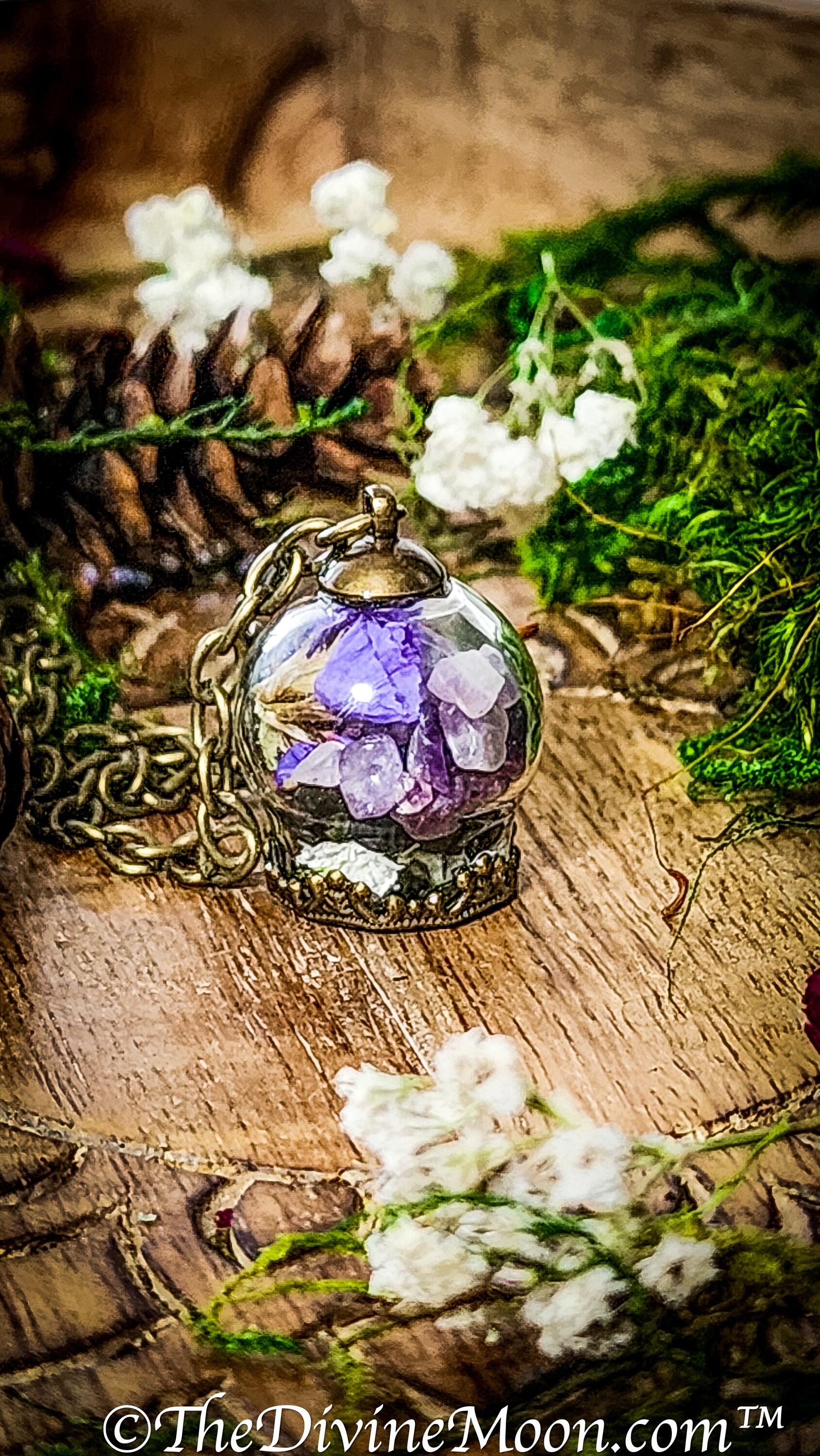 Witch Ball Necklace, Witchball, Love Blessing Ball, Self Protection ...