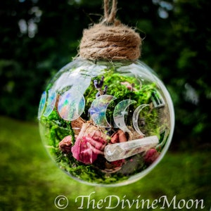 Moon Phase Crystal Witch Ball - Witch ball - Home Blessing Ball - Home Protection Ball - Protection From Evil & Negativity - Warding - Spell
