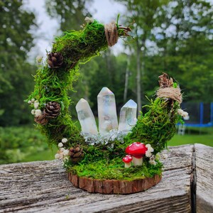 Crescent Moon Wreath Base