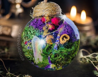 Crystal Witch Ball - Witch ball - Home Blessing Ball - Home Protection Ball - Protection From Evil & Negativity - Warding - Spell Ball