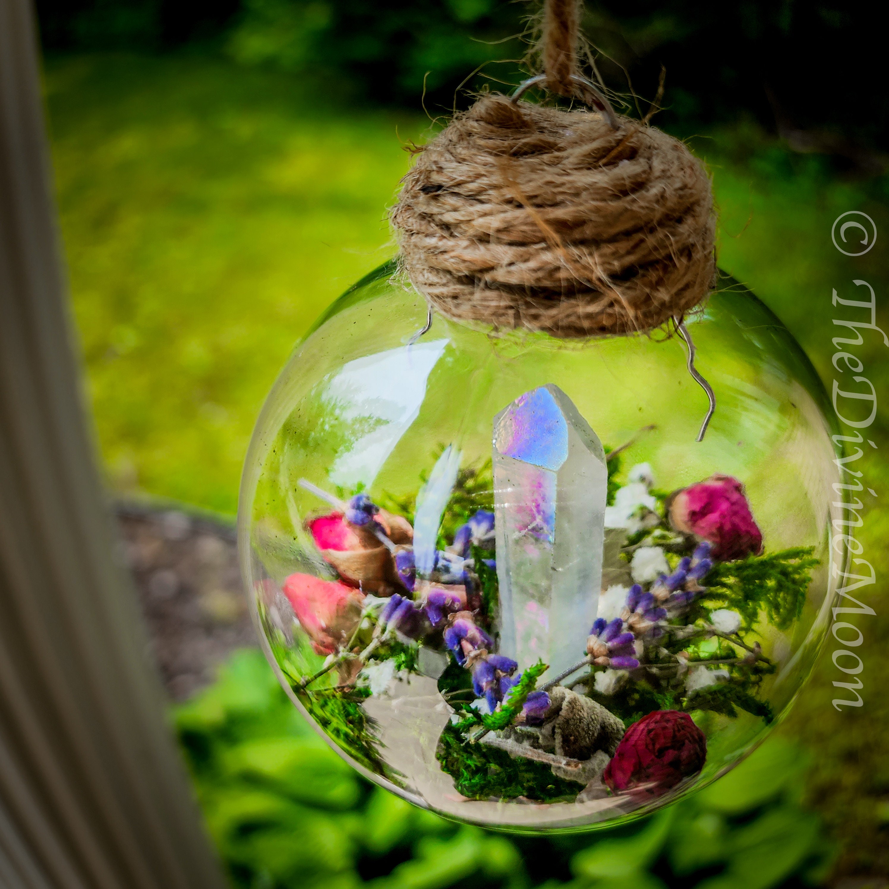 Crystal Witch Ball - Witch Ball - Home Blessing Ball - Home Protection ...