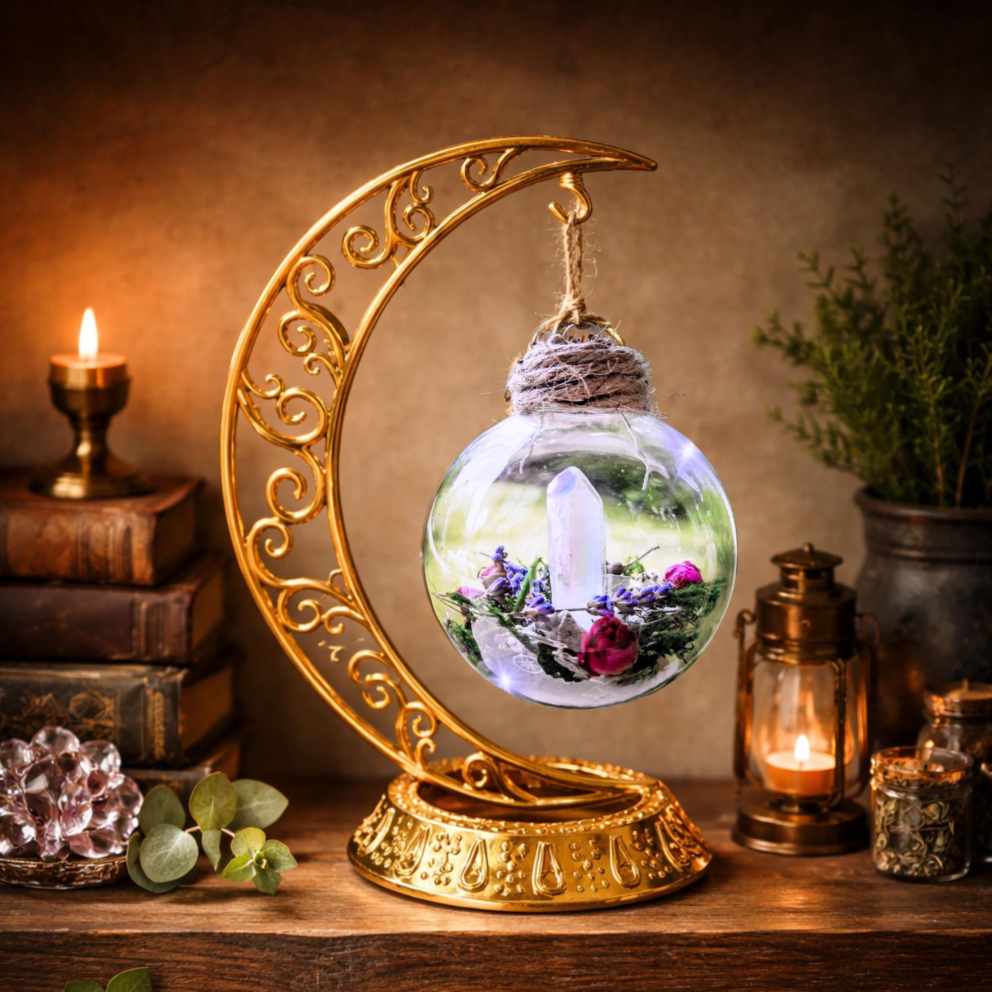 Crystal Witch Ball - Witch Ball - Home Blessing Ball - Home Protection ...