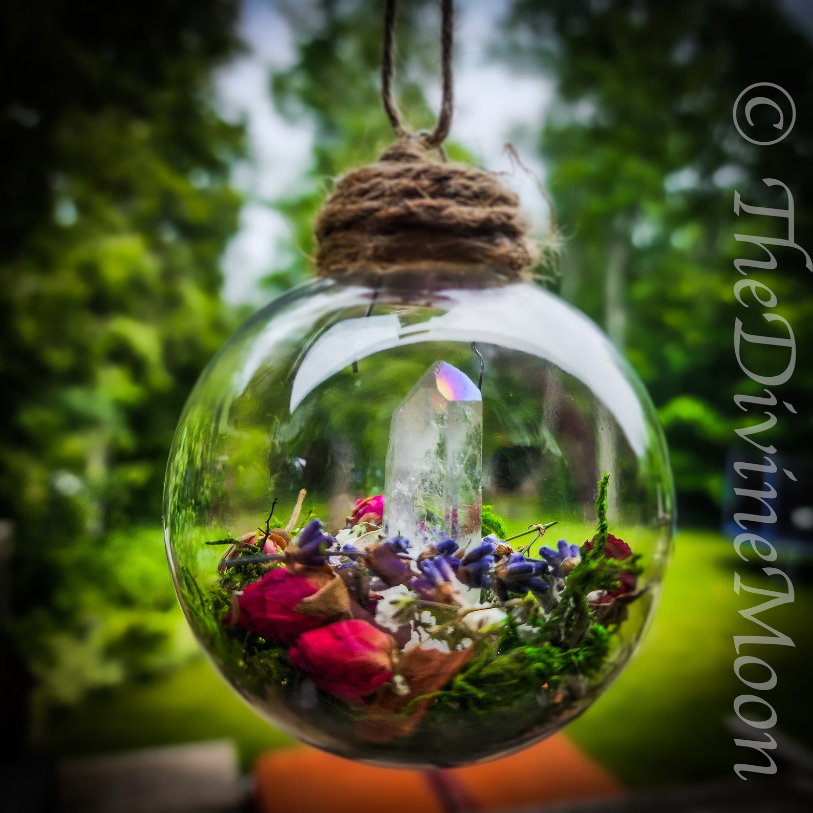 Crystal Witch Ball - Witch Ball - Home Blessing Ball - Home Protection ...