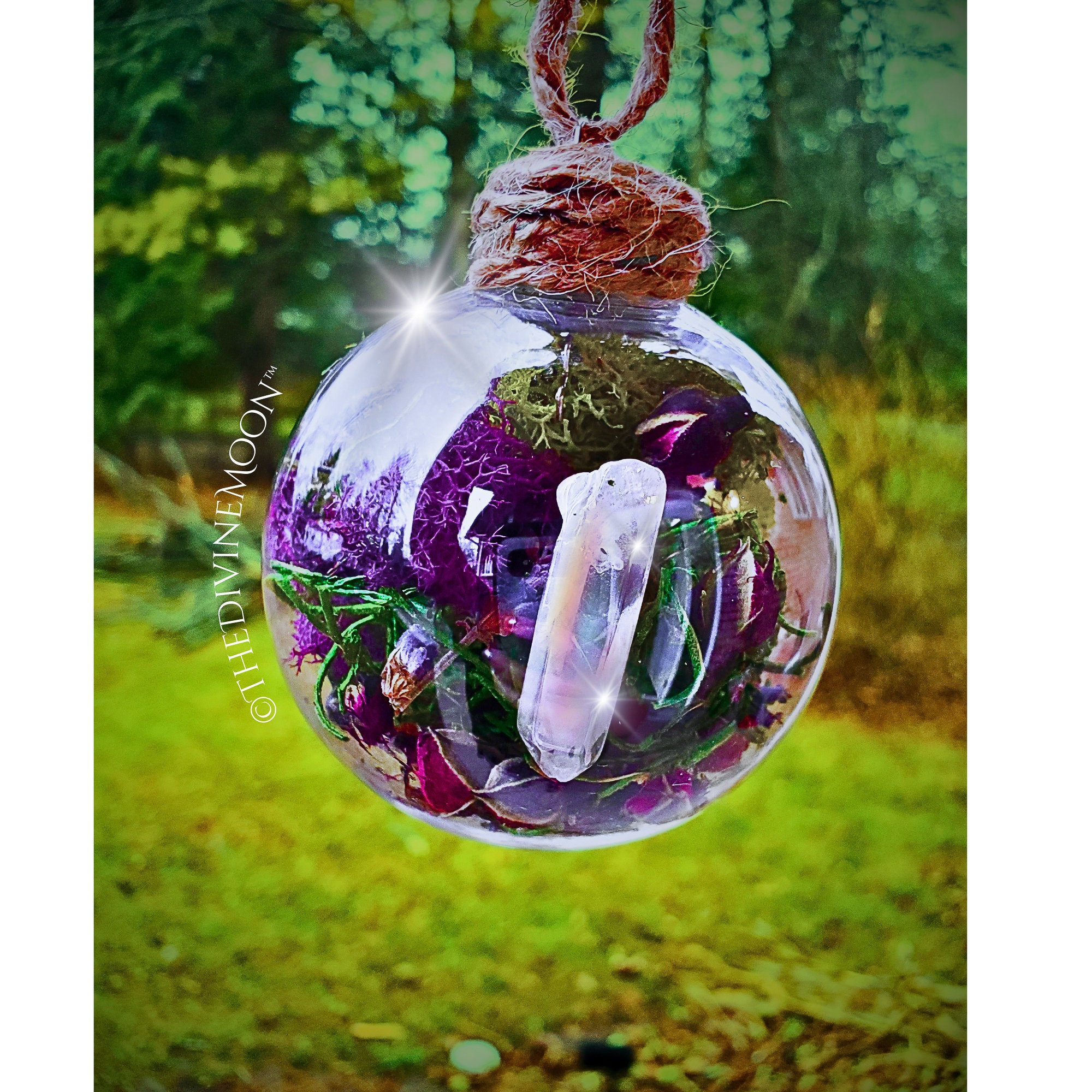 Crystal Equinox Witch Ball - Witches Ball - Home Blessing - Home ...