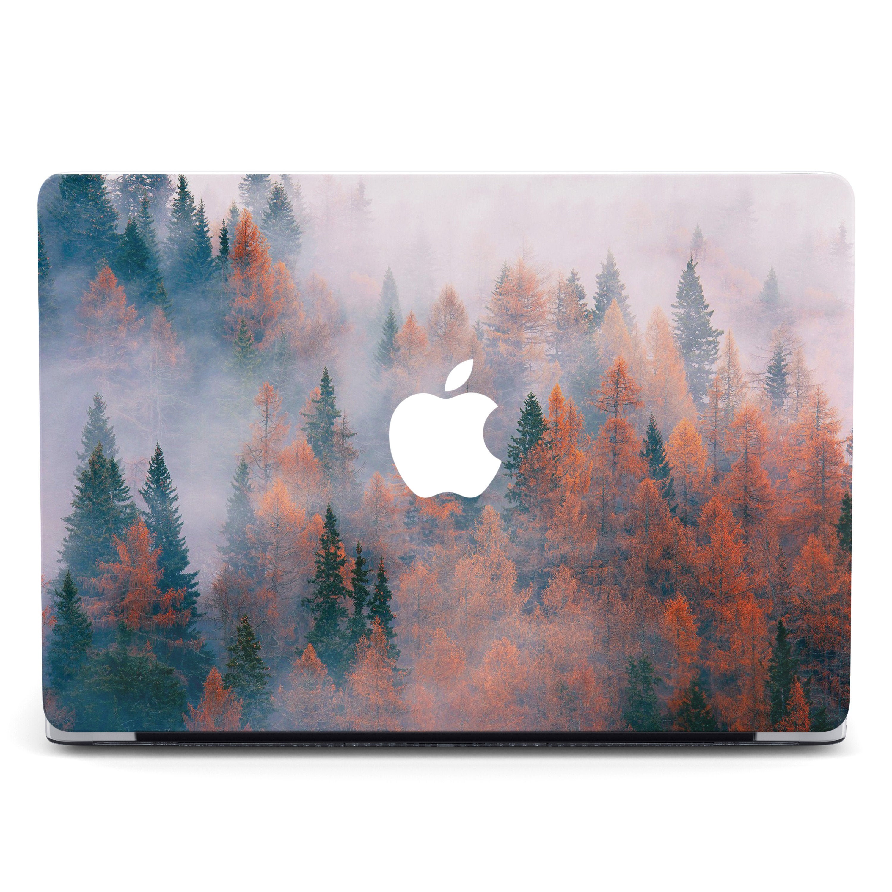 Cavka Vinyl Decal Skin Compatible for MacBook Pro 16 M1 Pro 14 2021 Air 15  M2 2023 Retina 2015 Air 13 Mac 12 Design Unique Laptop Forest Foggy Print
