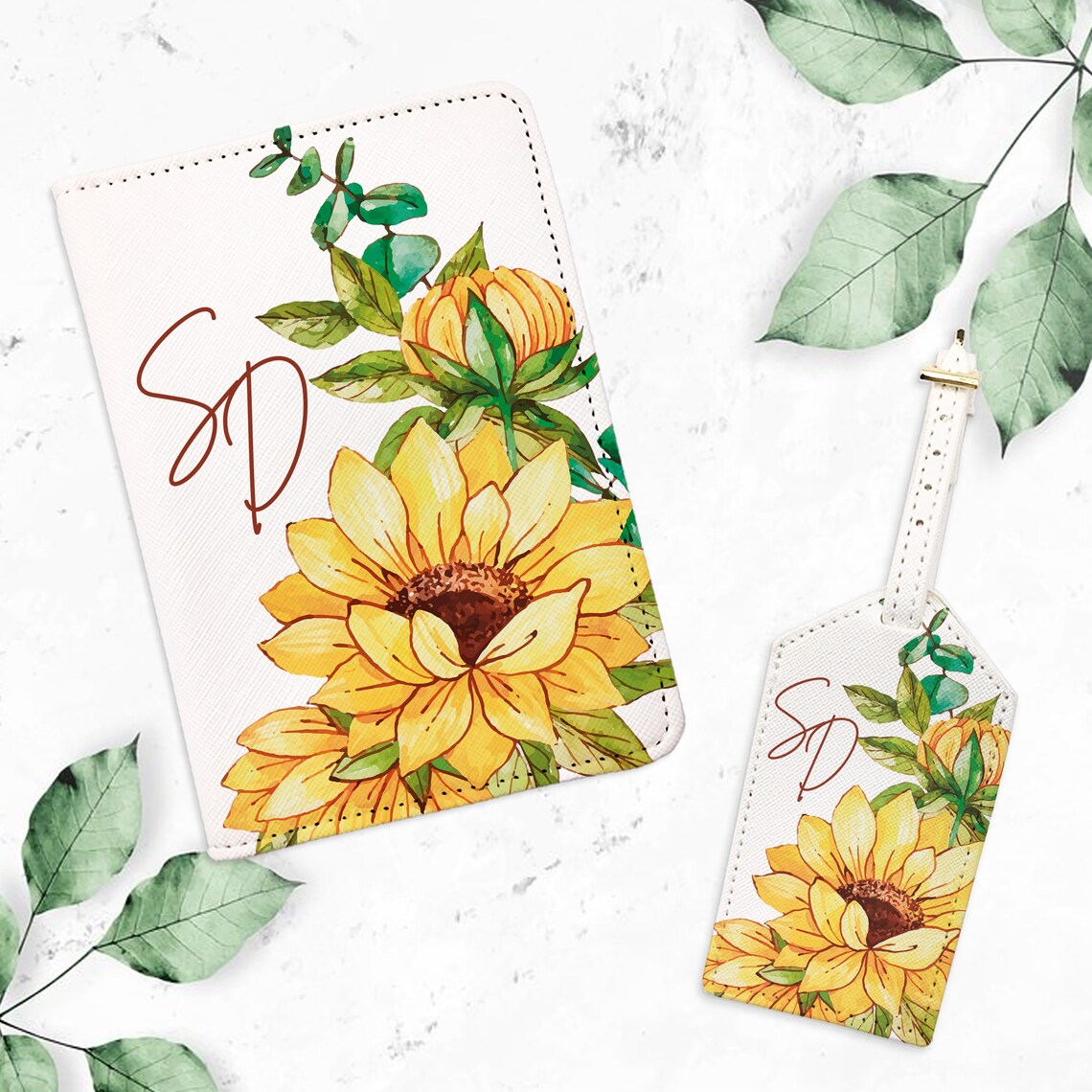 Download Sunflower Cute Custom Passport Holder Monogrampassport Cover | Etsy Sunflower Cute Custom Passport Holder Monogrampassport Cover | Etsy