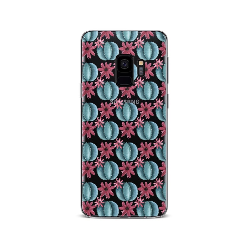 Cactus iPhone 11 Pro Case Silicone iPhone 11 Case Floral iPhone Xs Case Clear iPhone 11 Pro Max Case iPhone Xr iPhone 8 Plus Case GC0111