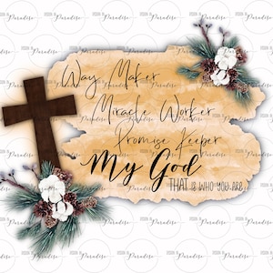 Mein Gott, Wegbereiter, Wundertäter, Verheißung Serbe, PNG-Datei, religiöse Zitat, Gebet, Schrift, Christian, Shirt, Decke, Zeichen, Geschenk, Kreuz