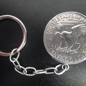 Eisenhower 1978 One Dollar Liberty Coin Pendant KeyChain