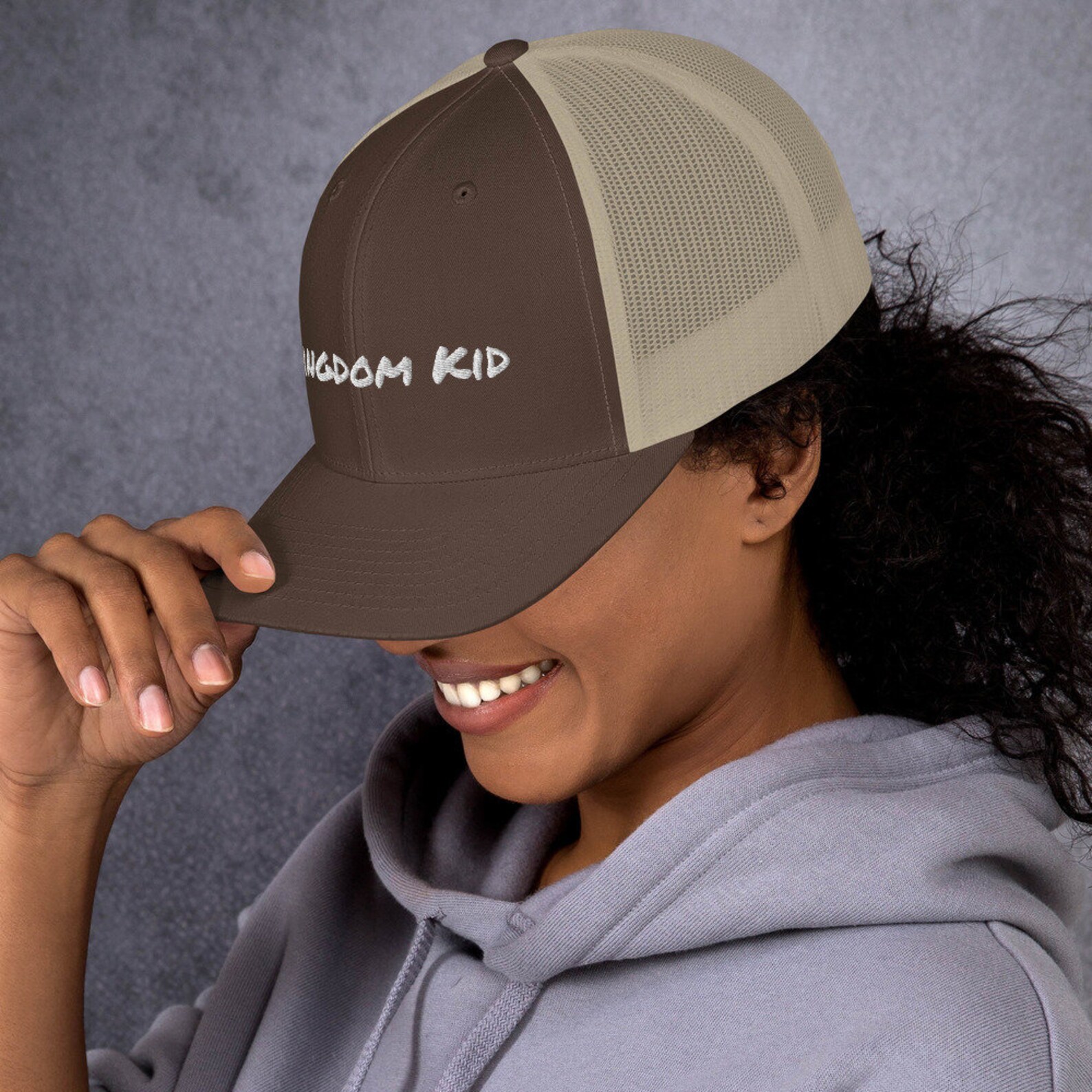 Kingdom Kid Trucker Cap unisex christian hats catholic Etsy