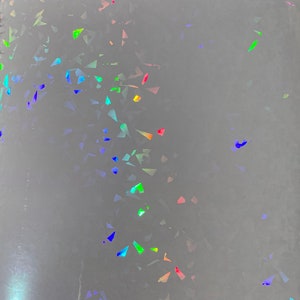 Folia holograficzna 4,5" x 5,5" Arkusze laminujące Folia | Pęknięte szkło