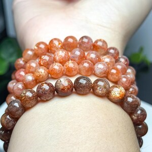Auffällige 7mm 8mm Arusha Sonnenstein Armbänder Bild 13
