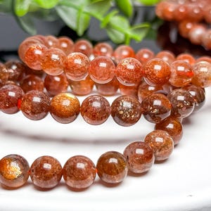 Auffällige 7mm 8mm Arusha Sonnenstein Armbänder Bild 2