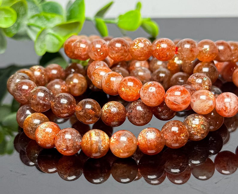 Auffällige 7mm 8mm Arusha Sonnenstein Armbänder Bild 5