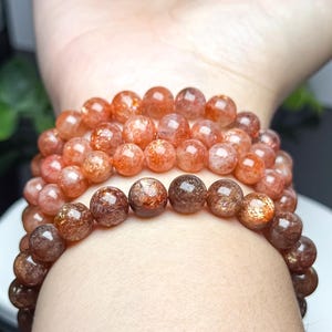 Auffällige 7mm 8mm Arusha Sonnenstein Armbänder Bild 12