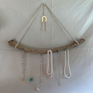 Driftwood Jewelry Wall Hanger