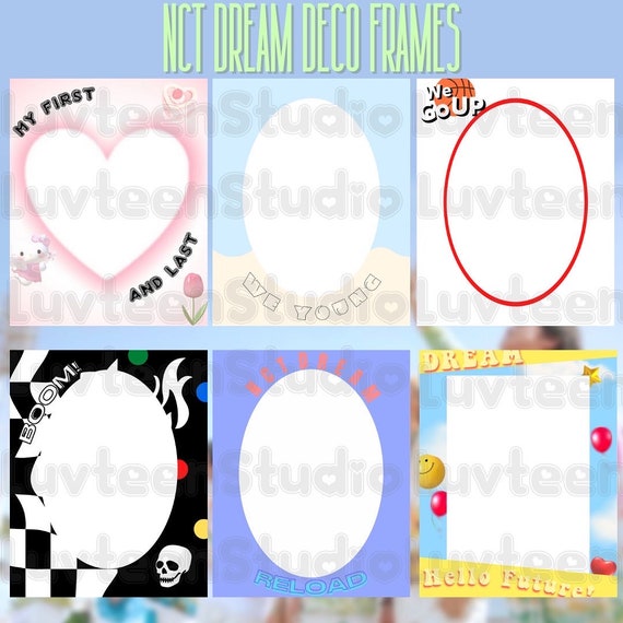 Nct Dream Deco Frames Etsy