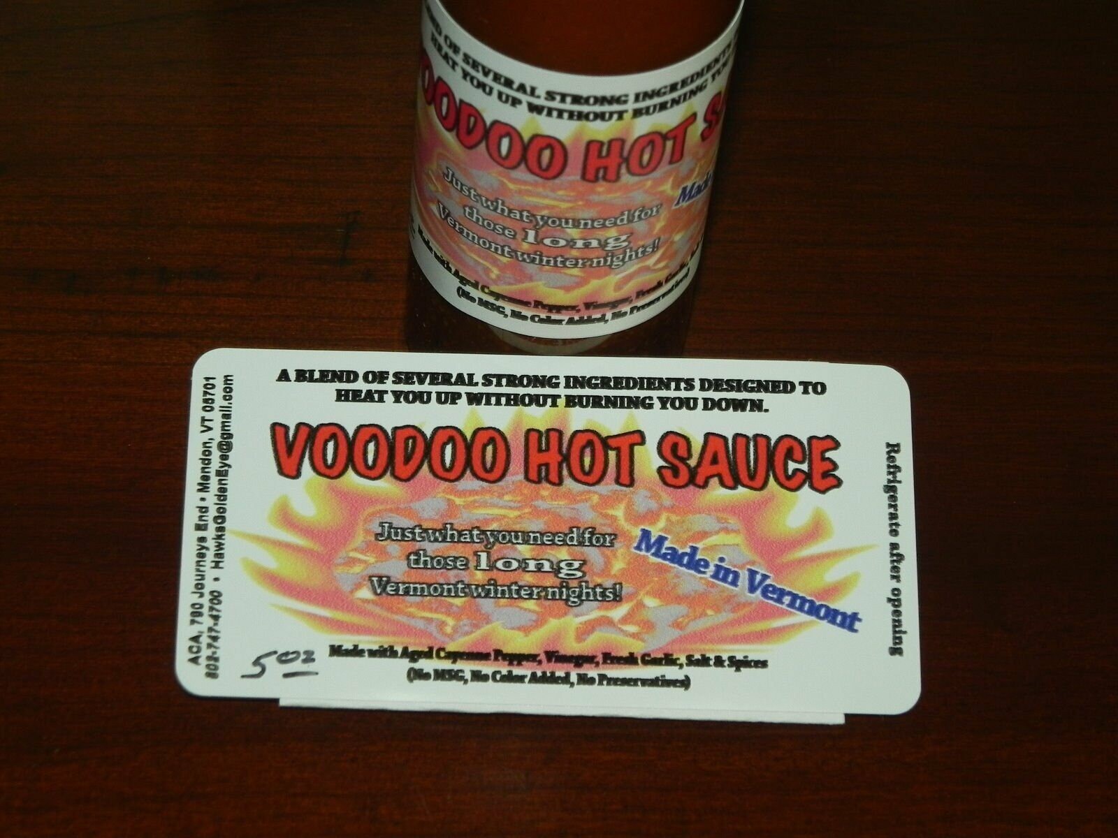 Salsa piccante Voodoo fatta in casa nel Vermont 3 taglie ...