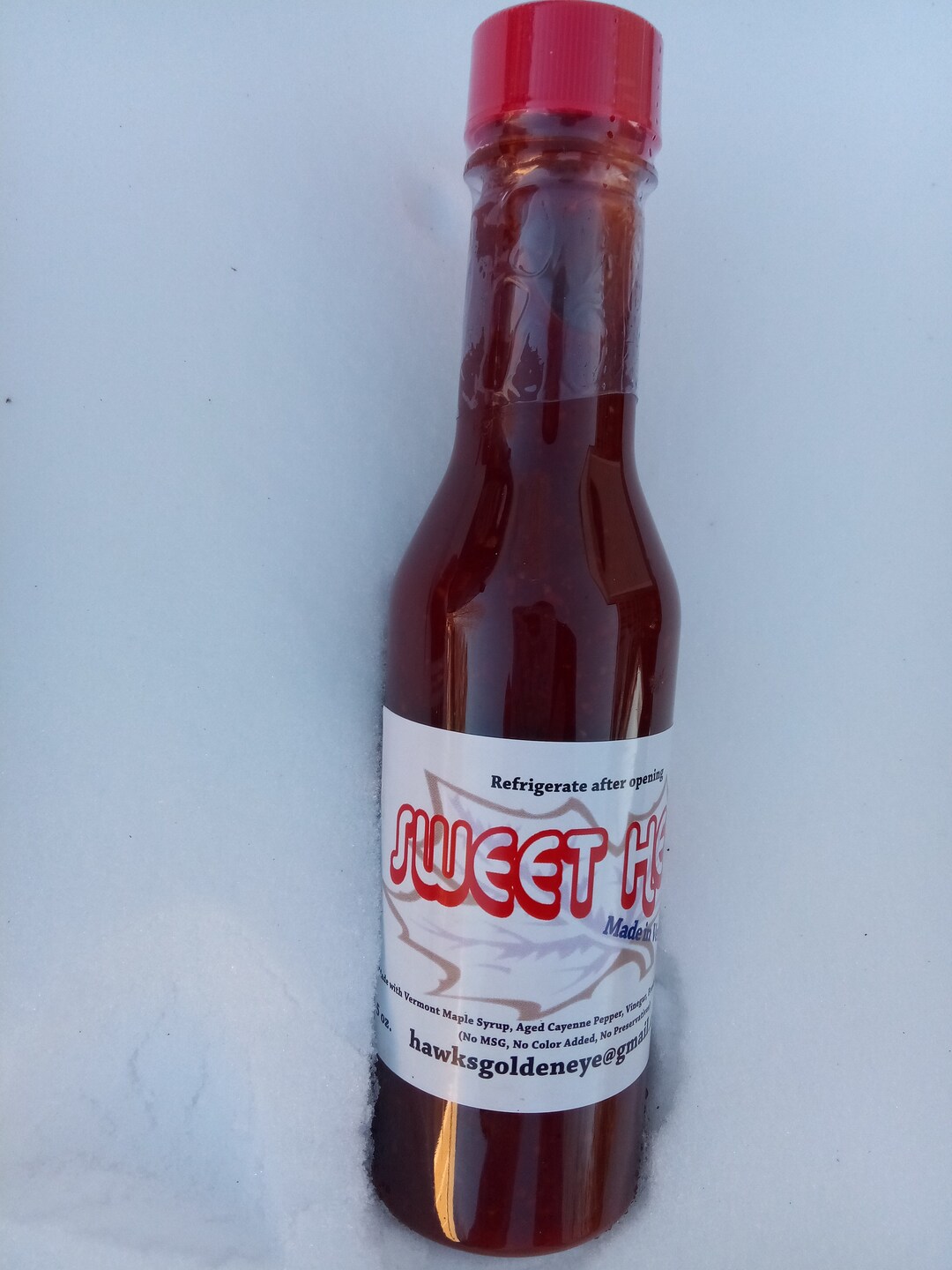 Sweet Heat Maple Syrup Hot Sauce 3 Sizes Homemade in Vermont Voodoo
