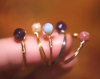 Op maat gemaakte kristallen ring