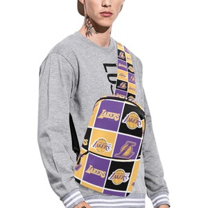 Lakers Chest Bag, LA Chest Bag, Cross Body Bag, For Husband, Sling Backpack, Gift for friend, Birthday Gift, Fan gift, Laker, for her