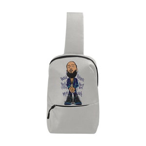 Chest Bag Men, NIpsey Hussle, Messenger Bag for Men, Cross Body Bag, Anniversary Gift, Sling Backpack, Gift for friend, Birthday Gift