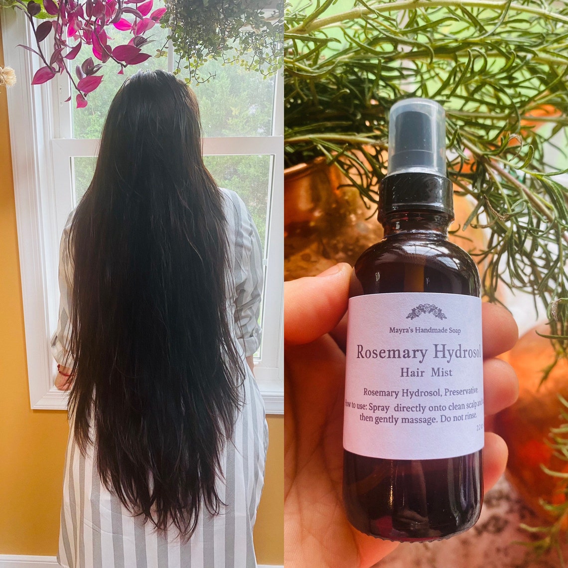 Rosemary Hydrosol All Natural Hair Care Etsy