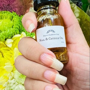 Nail & Cuticle oil | Chamomile | Handmade| Infused oil |