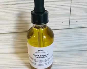 Onion & ginger hair oil, Natural.