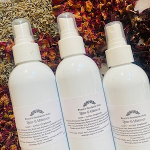 Rose & Hibiscus Leave-in Hair Conditioner, Handmade.