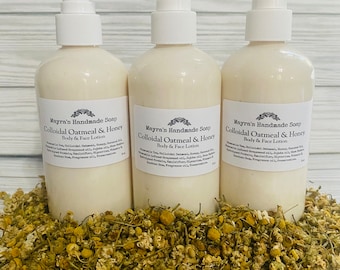 Oatmeal & Honey Body Cream or Lotion| Handmade|