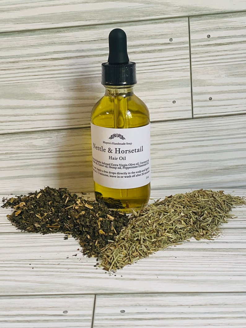 Nettle & Horsetail Hair Oil Infused Oil 100 Natural. Etsy