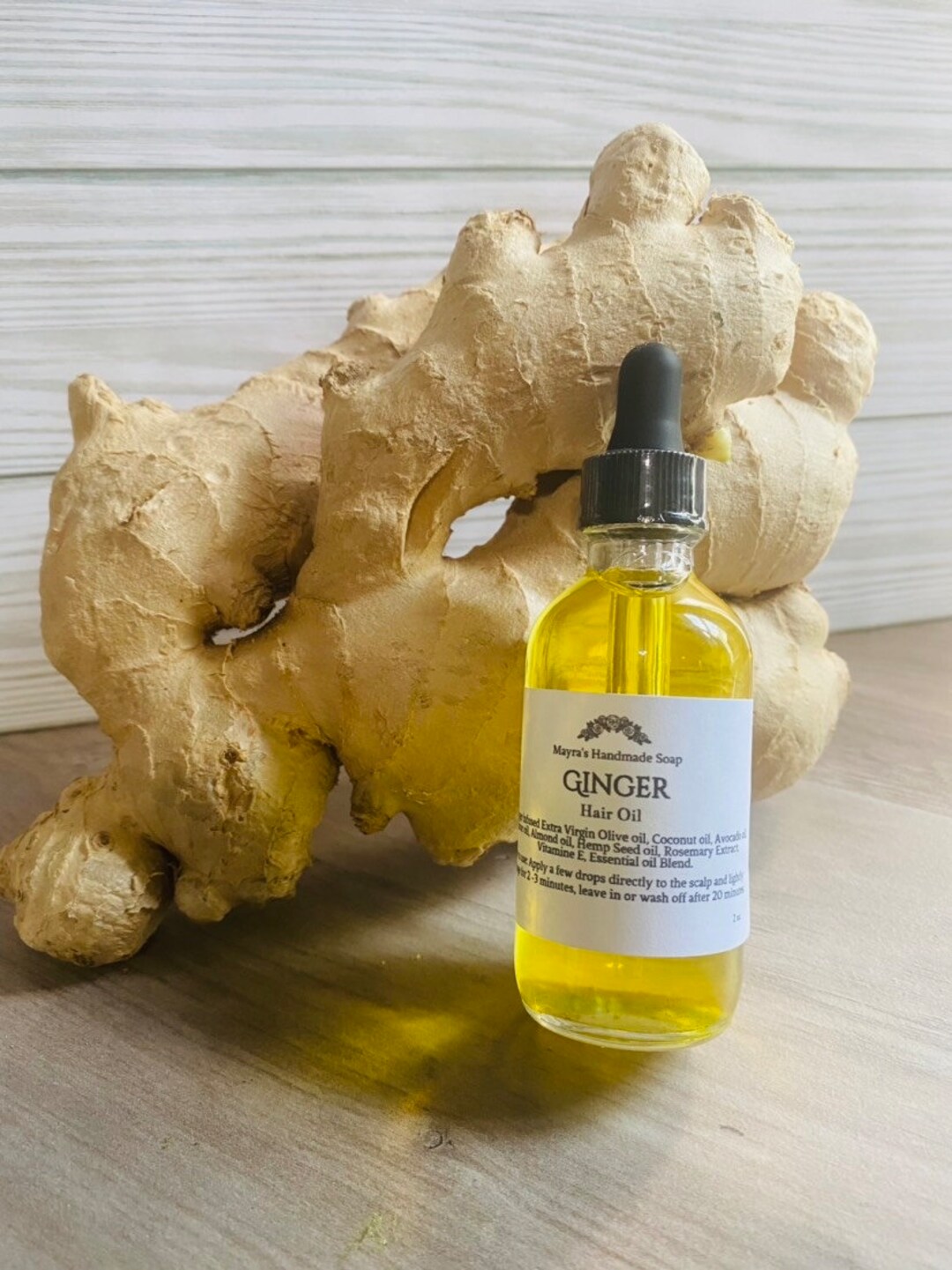 Ginger Hair Oil Infused Oil 100 Natural Handmade Etsy