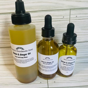 Onion & ginger hair oil, Natural.