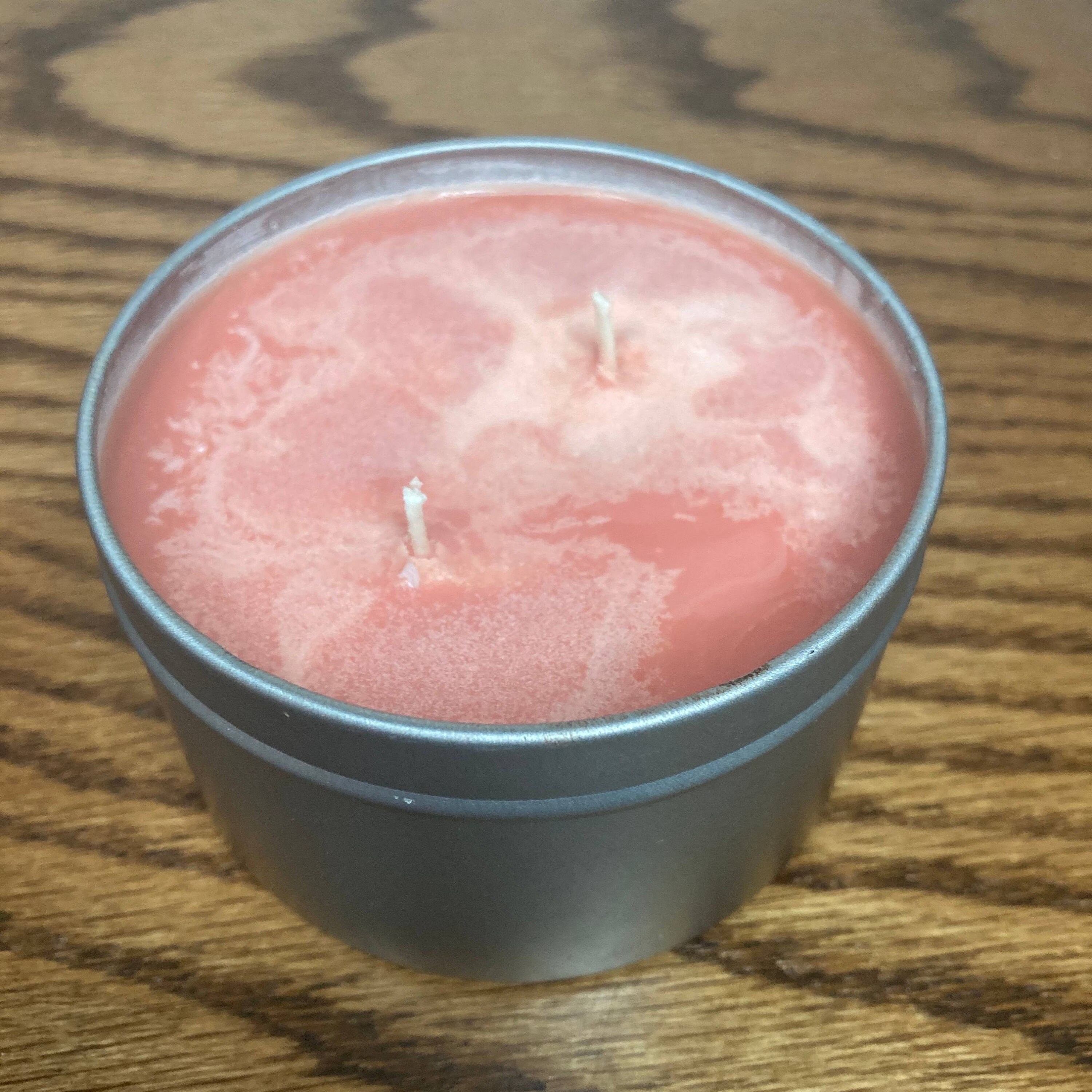 8oz Custom Candle Metal Tin Etsy