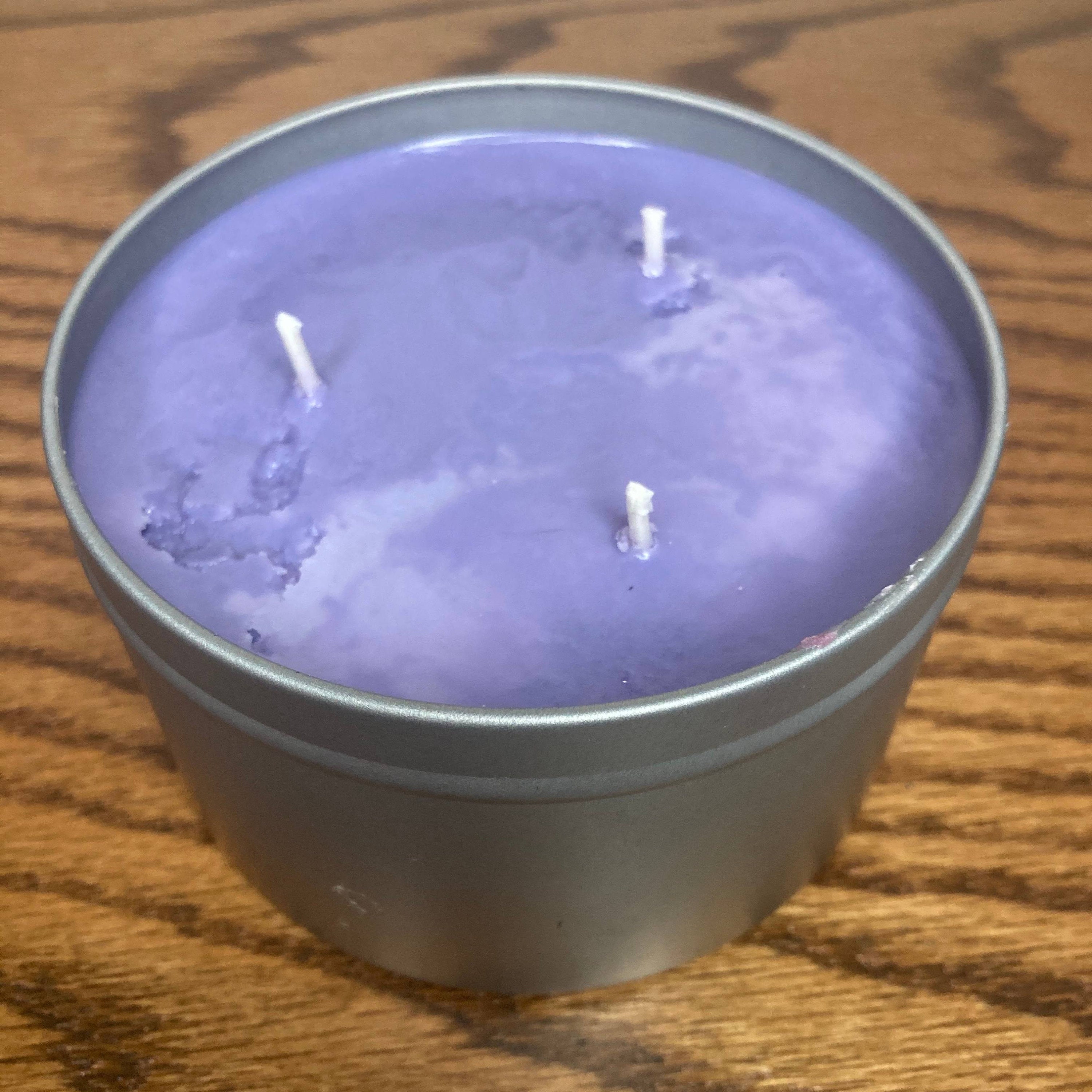 16oz Custom Candle Metal Tin Etsy