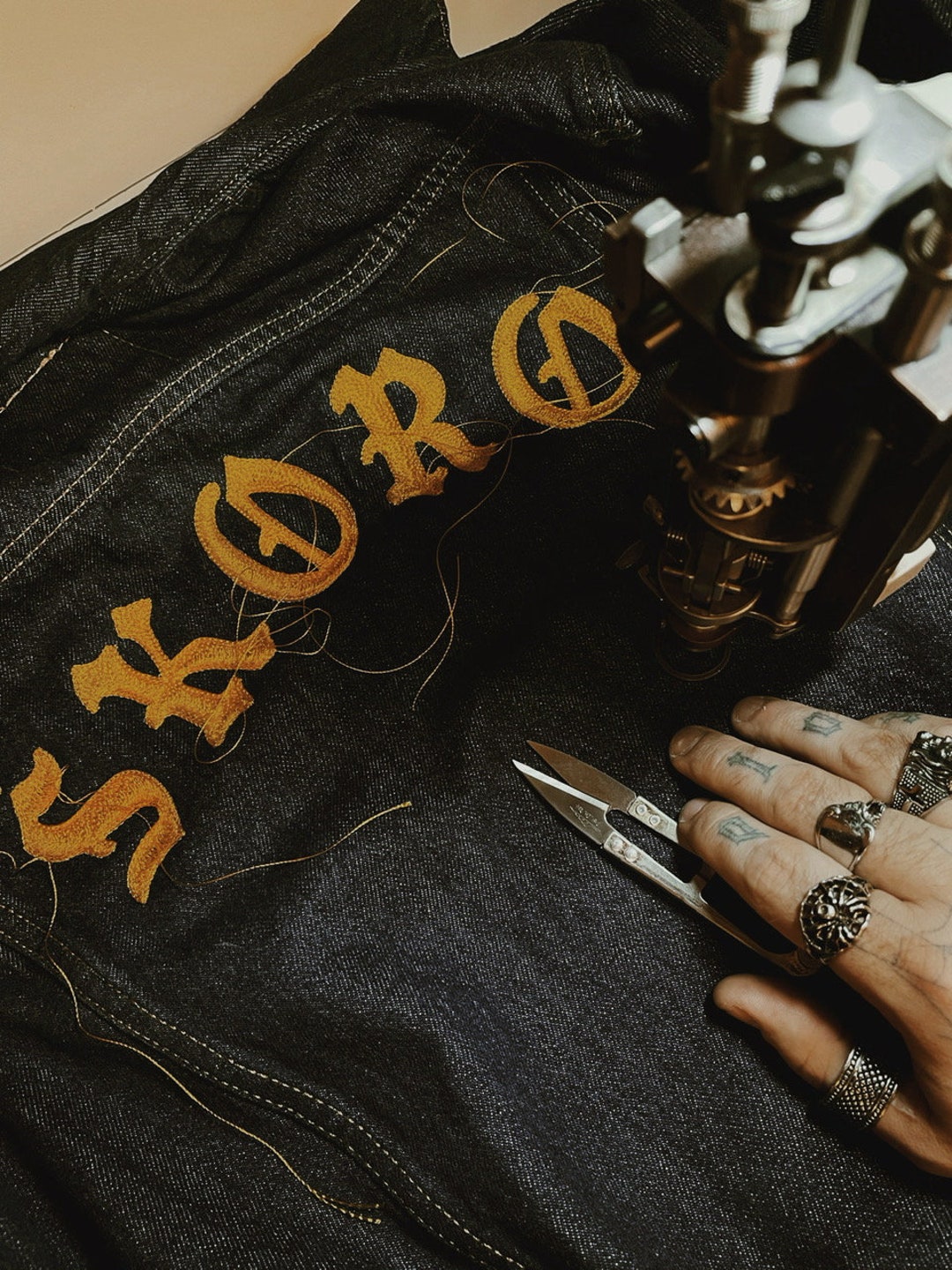 Custom Rocker Patch Hand Cranked Chainstitch Embroidery - Etsy