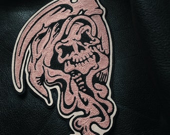 Grim Reaper Chainstitched Patch